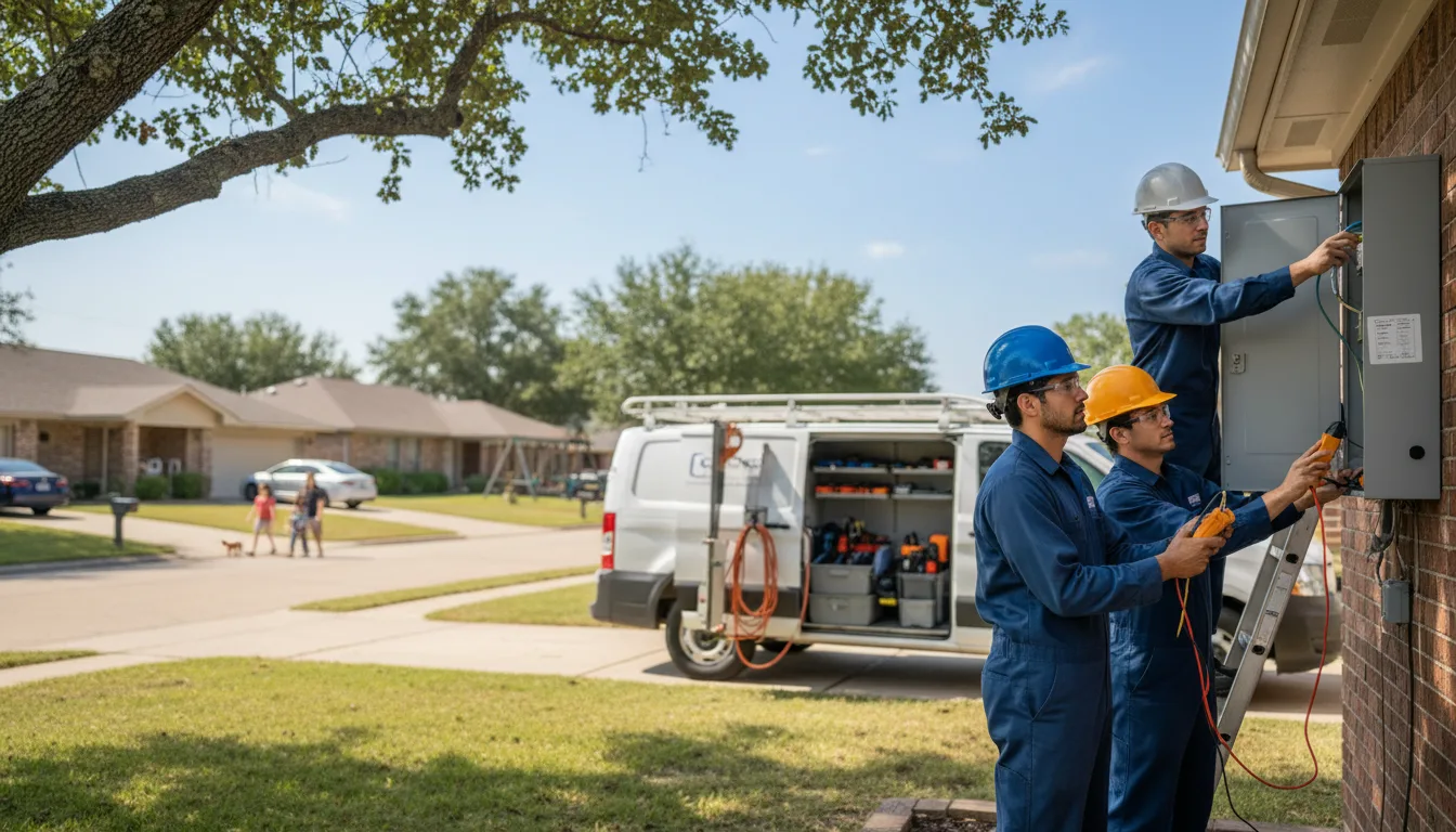 Certified electrician providing emergency electrical services in Dwight, NE